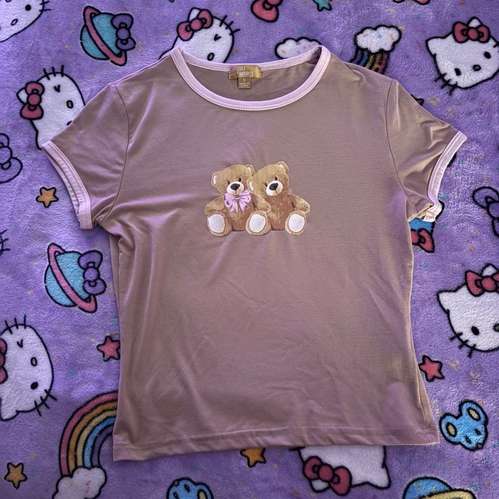 Cute Brown Teddy Bear Women’s Shirt
